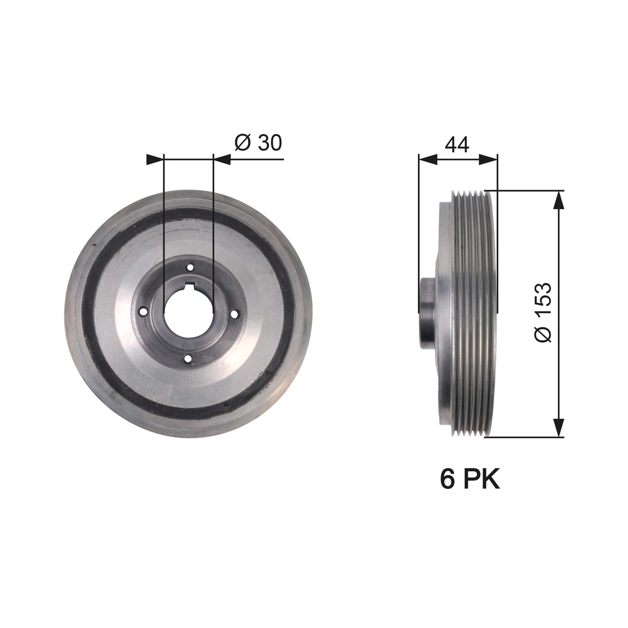 Krukaspoelie Gates TVD1067