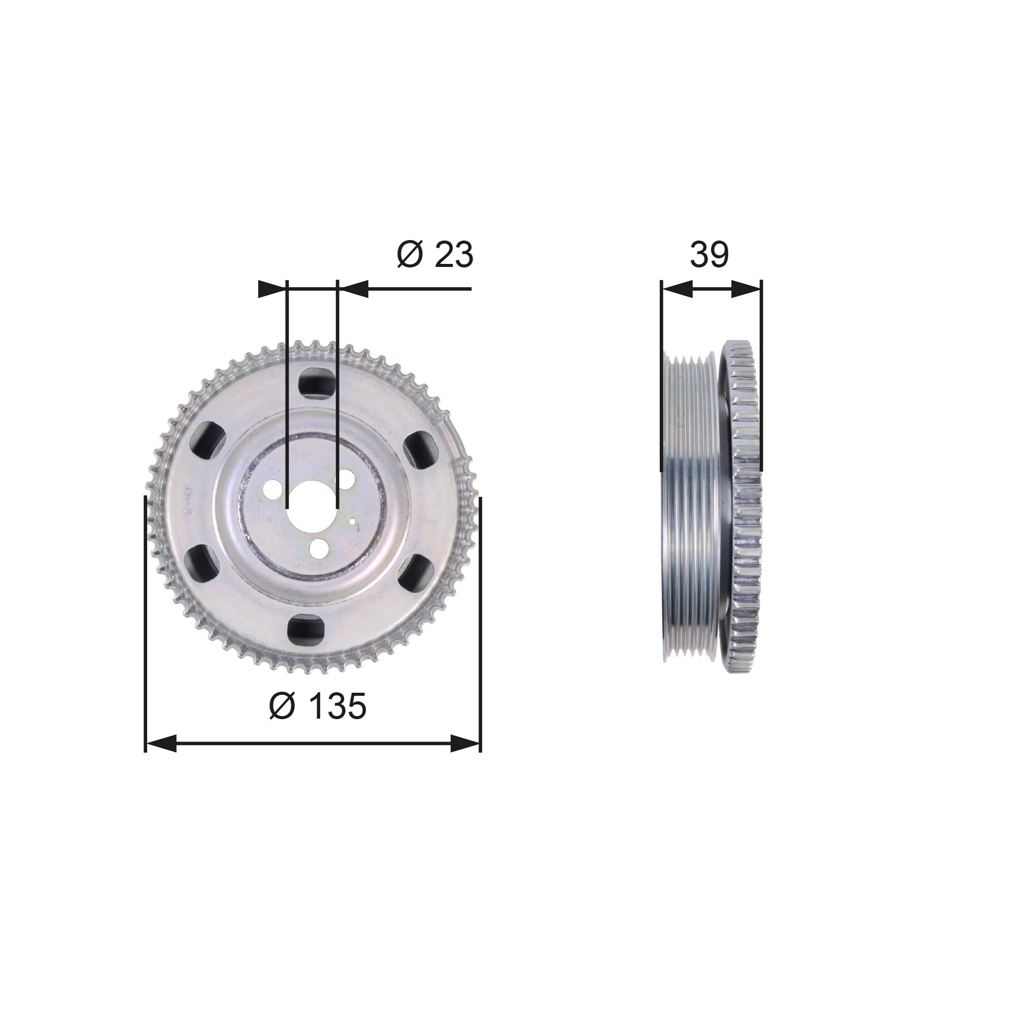 Krukaspoelie Gates TVD1076