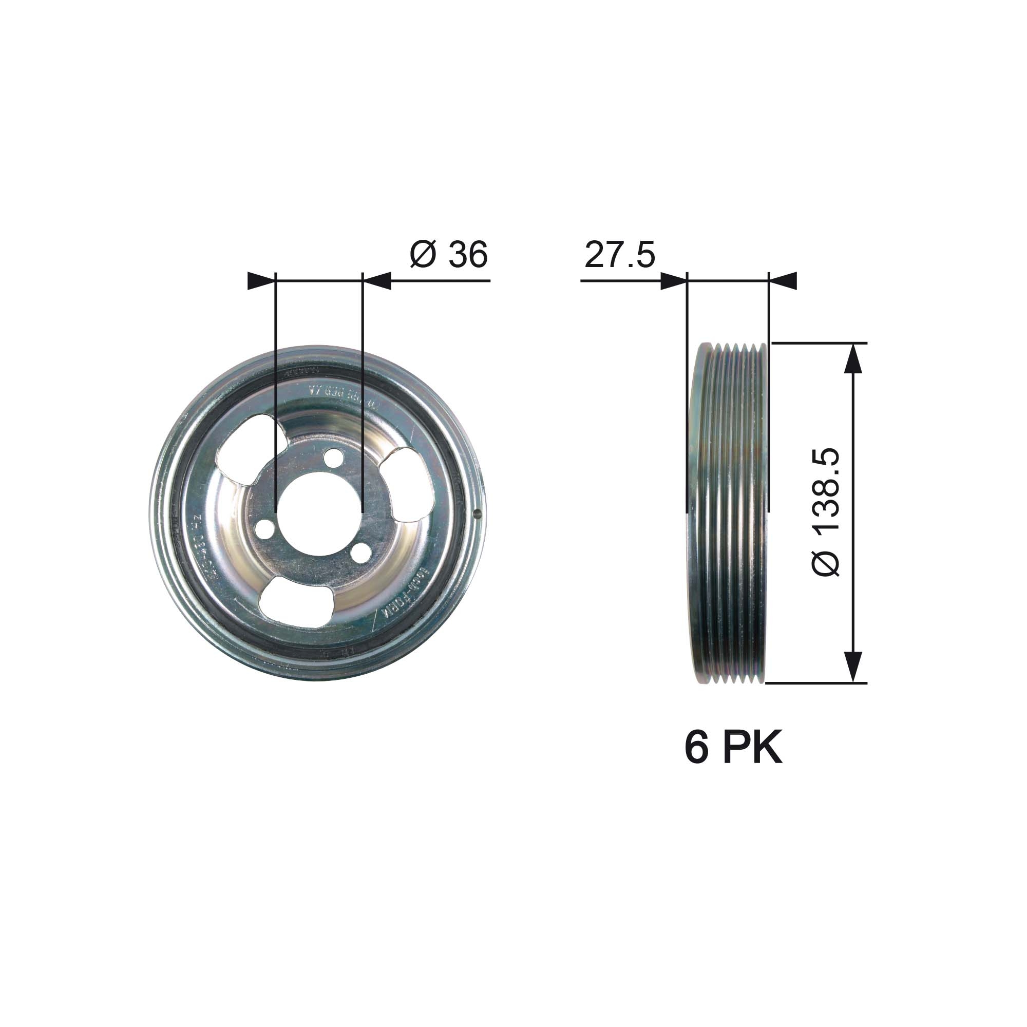 Krukaspoelie Gates TVD1117