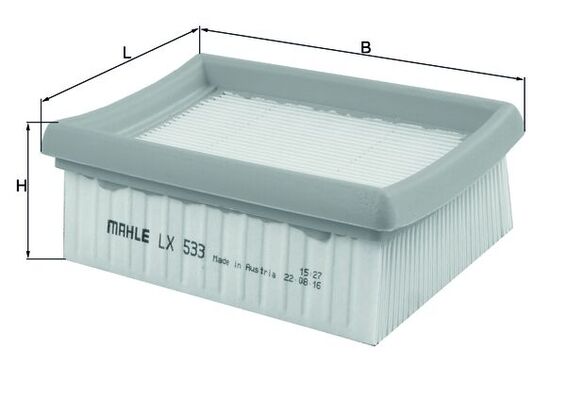 Luchtfilter Knecht LX 533