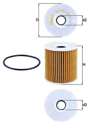 Oliefilter Knecht OX 149D