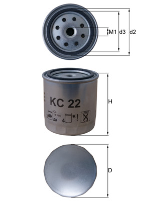 Knecht Brandstoffilter KC 22