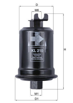 Knecht Brandstoffilter KL 210