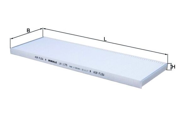 Interieurfilter Knecht LA 1179