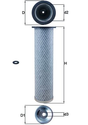 Oliefilter Knecht LXS 214