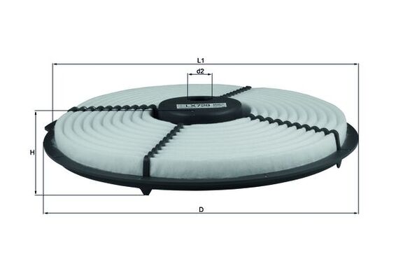 Knecht Luchtfilter LX 729