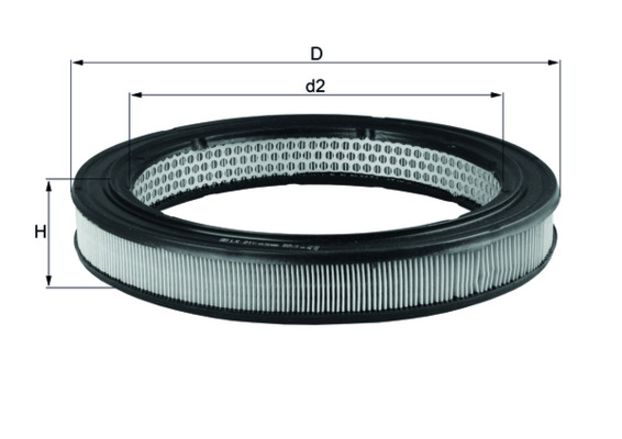 Knecht Luchtfilter LX 210