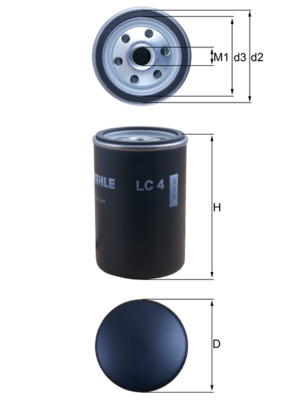 Luchtfilter, compressor Knecht LC 4