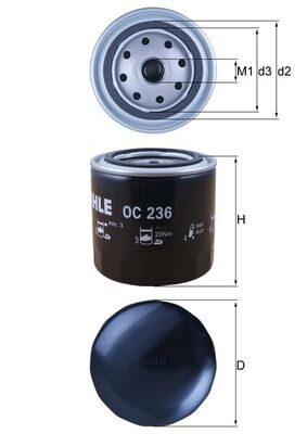 Knecht Oliefilter OC 236