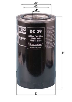 Knecht Oliefilter OC 29