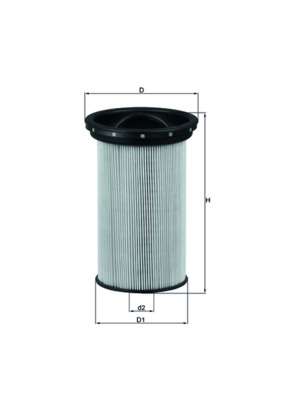 Brandstoffilter Knecht KX 69