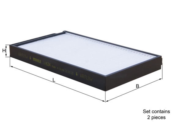 Interieurfilter Knecht LA 634/S