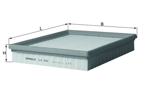 Luchtfilter Knecht LX 432