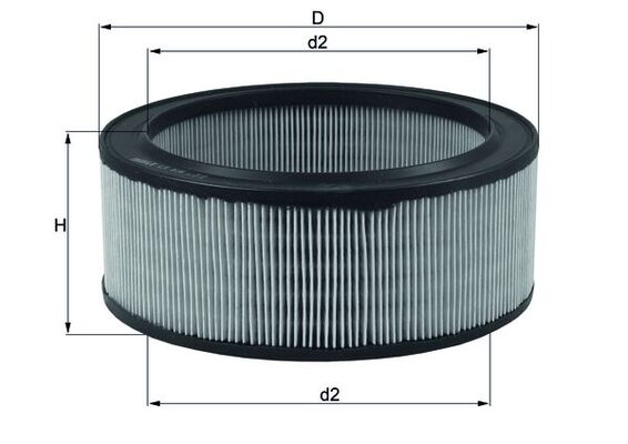 Luchtfilter Knecht LX 516