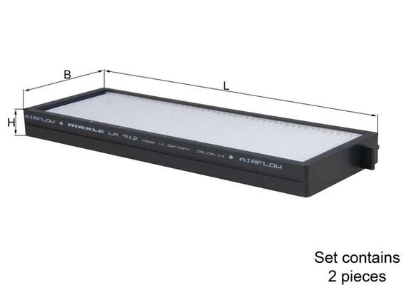 Interieurfilter Knecht LA 912/S