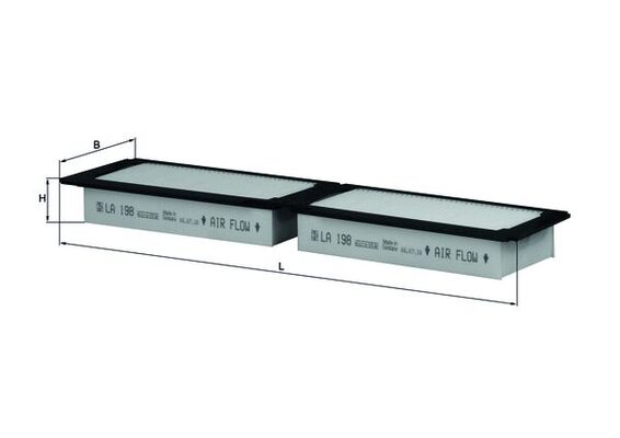 Interieurfilter Knecht LA 198