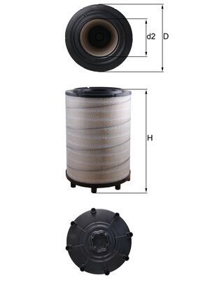 Knecht Luchtfilter LX 2839