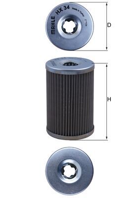 Knecht Hydrauliekfilter HX 34