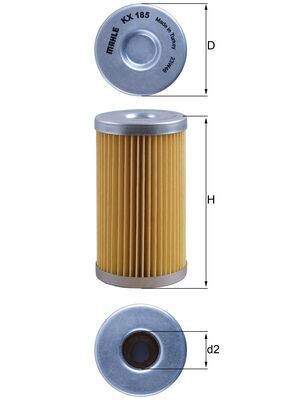 Knecht Brandstoffilter KX 185