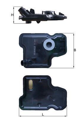 Hydraulische filter, automatische transmissie Knecht HX 395