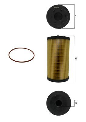 Knecht Oliefilter OX 1306D