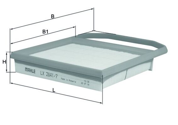 Knecht Luchtfilter LX 2841/7