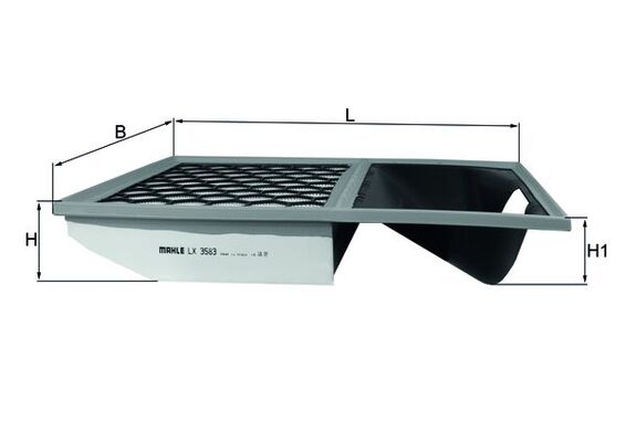 Knecht Luchtfilter LX 3583