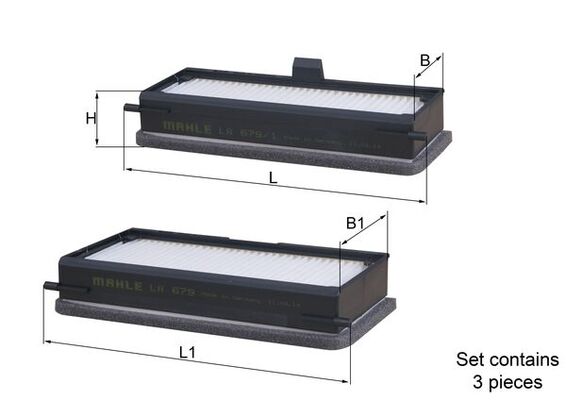 Interieurfilter Knecht LA 679/S