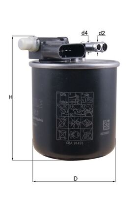 Knecht Brandstoffilter KL 911