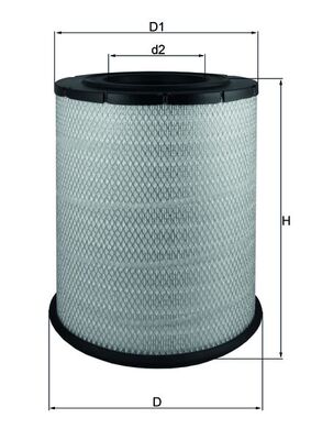 Luchtfilter Knecht LX 1587
