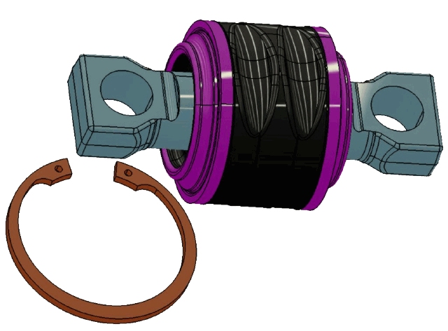 Draagarm-/ reactiearm lager Lemförder 30751 01