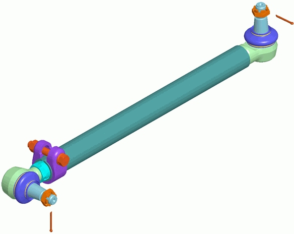 Spoorstangeind / Stuurkogel Lemförder 38656 01