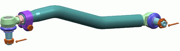 Spoorstangeind / Stuurkogel Lemförder 38783 01