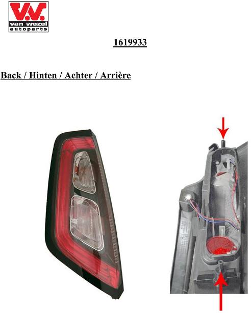 Van Wezel Achterlicht 1619933