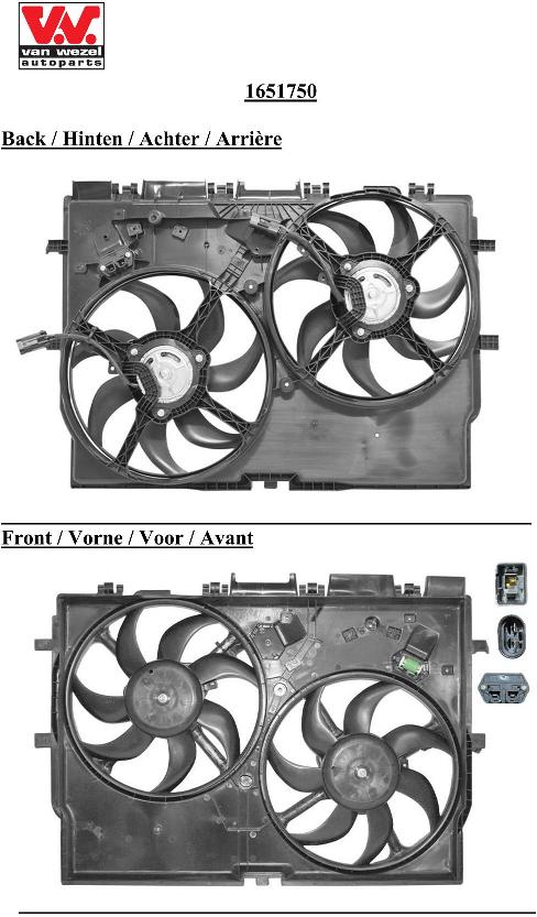 Van Wezel Ventilatorwiel-motorkoeling 1651750