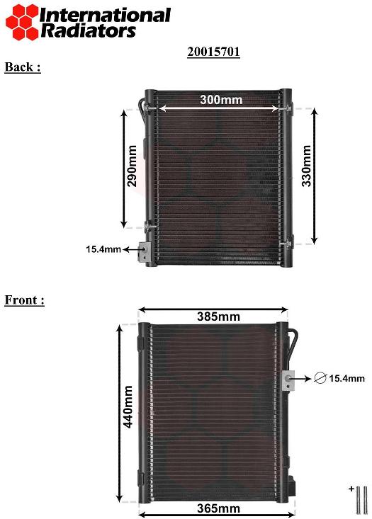 Van Wezel Airco condensor 20015701