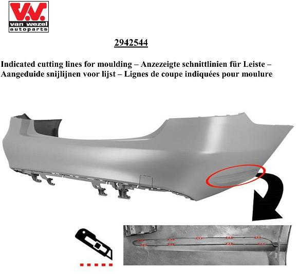 Van Wezel Bumper 2942544