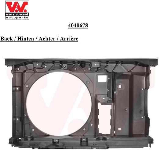 Van Wezel Voorpaneel deel 4040678