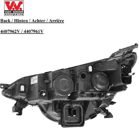 Van Wezel Koplamp 4407961