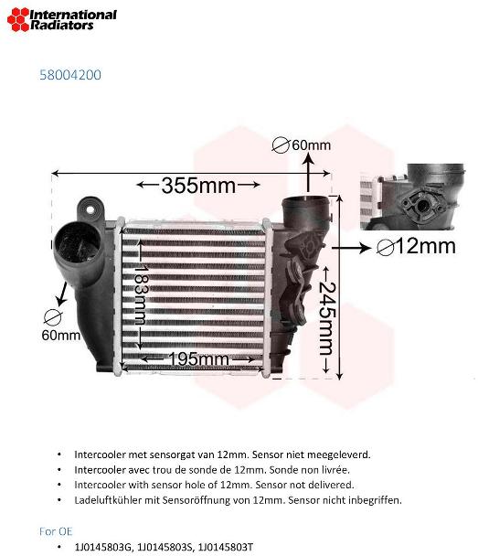 Van Wezel Interkoeler 58004200
