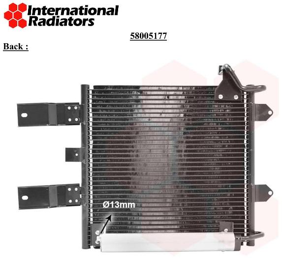 Van Wezel Airco condensor 58005177