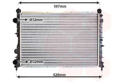 Van Wezel Radiateur 01002068