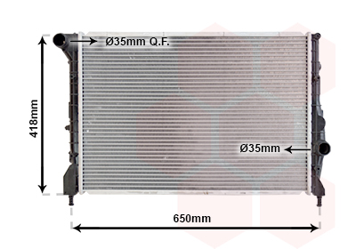 Radiateur Van Wezel 01002083