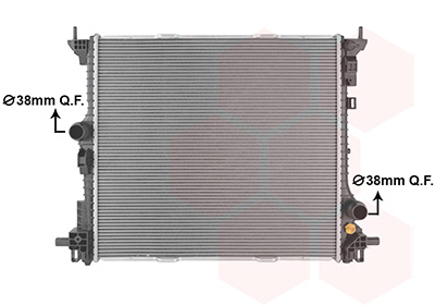 Radiateur Van Wezel 01012703