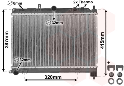 Van Wezel Radiateur 02002118