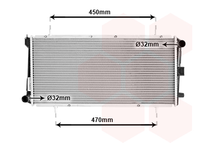 Radiateur Van Wezel 02002122