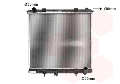 Radiateur Van Wezel 02002126