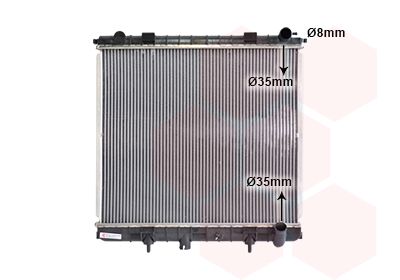 Radiateur Van Wezel 02002173