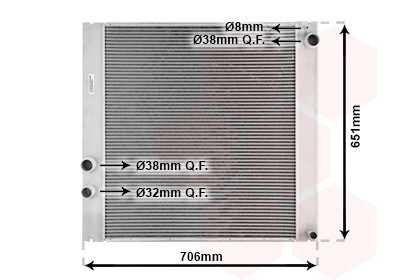 Radiateur Van Wezel 02002207