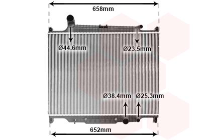 Radiateur Van Wezel 02012704